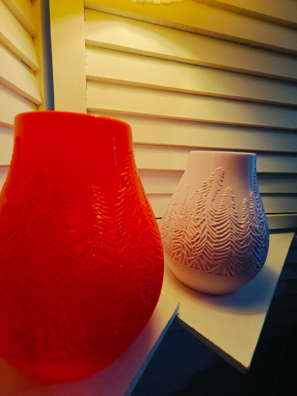 Snowflake vase